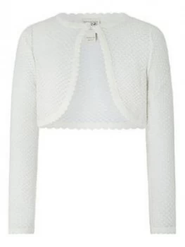 Monsoon Girls Gracie Cardigan - Ivory