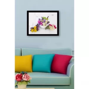 SC0991 Multicolor Decorative Framed MDF Painting