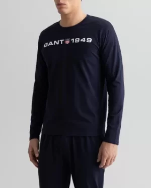 GANT Long Sleeve Retro Shield T-Shirt