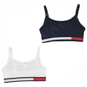 Tommy Hilfiger Flag Band Bra - White/Navy