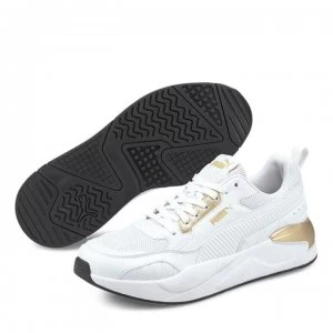 Puma XRay Squared Trainers Ladies - White/Gold