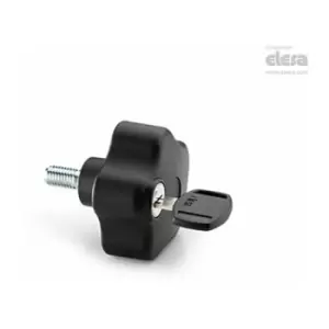 Elesa - Safety lobe knob-VLSK.63 p-M10x20-U