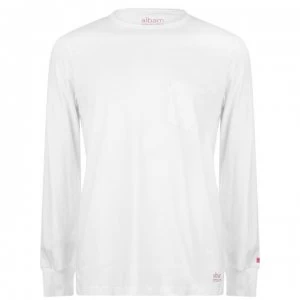 Albam Utility Pocket Long Sleeve T-Shirt - White