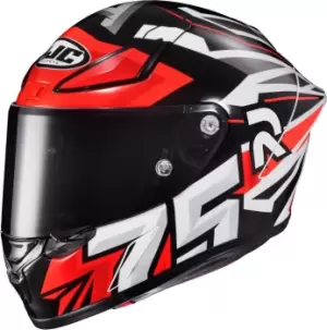 HJC RPHA 1 Arenas Replica Helmet, black-white-red, Size 2XL, black-white-red, Size 2XL