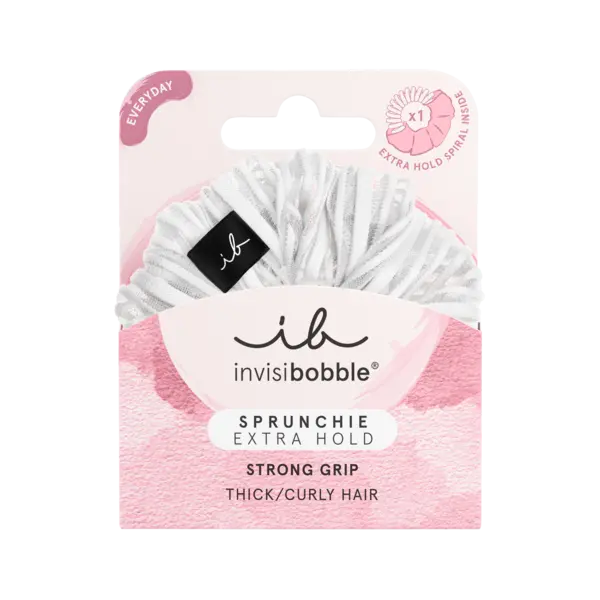 Invisibobble Sprunchie Extra Hold Pure White