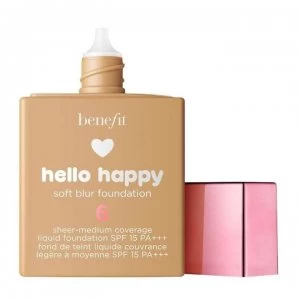 Benefit Hello Happy Soft Blur Liquid Foundation 30ml - Shade 6