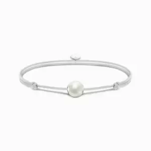 White Nylon Freshwater Pearl Bracelet A2115-170-14