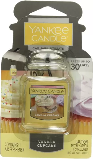 Vanilla Cupcake (Pack Of 6) Yankee Candle Ultimate Car Jar Air Freshener