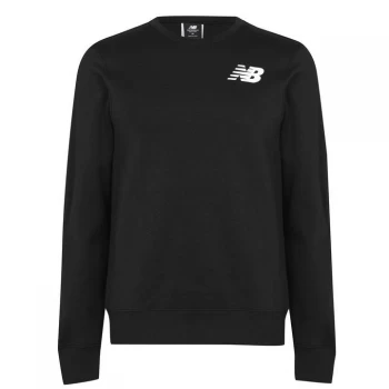 New Balance Fleece Crew Sweatshirt Mens - Black