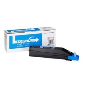 Kyocera TK855C Cyan Laser Toner Ink Cartridge