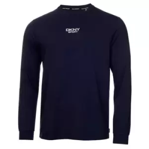 DKNY Golf Liberty Long Sleeve T-Shirt Mens - Blue