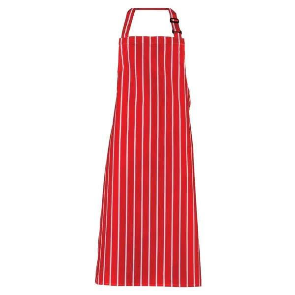 Red Striped Butcher Aprons (5X5CS)