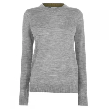 Linea Merino Crew Neck Jumper - Light Grey