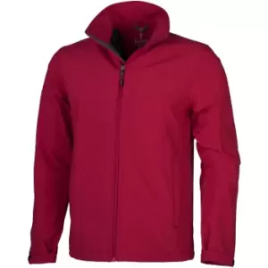 Elevate Mens Maxson Softshell Jacket (L) (Red)