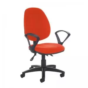 Jota high back asynchro operators chair with fixed arms - Tortuga