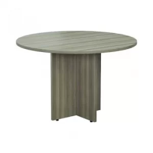 Jemini Grey Oak Round D1200 Meeting Table Diameter 1200mm, height