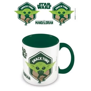 Star Wars: The Mandalorian - Snack Time Green 11oz/315ml Coloured Inner Mug