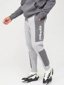 Nike Sportswear Air Fleece Pants - Dark Grey Heather, Size S, Men