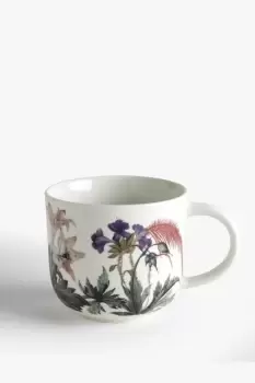 Bee Floral White Mug