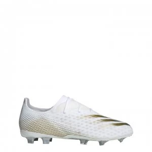 adidas X Ghosted.2 Football Boots Firm Ground - White/MetGold