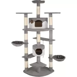 Tectake Cat Tree Scratching Post Duki - Grey