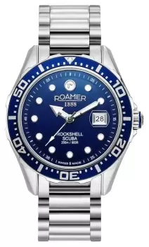 Roamer 220858 41 45 50 Rockshell Scuba Blue Dial Watch