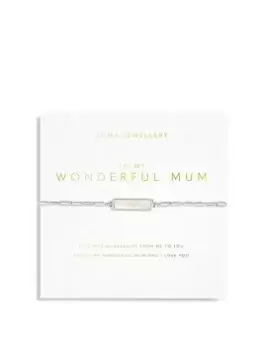 Joma Jewellery My Moments... Mother'S Day "To My Wonderful Mum" Gold Bracelet - 17.5Cm Stretch