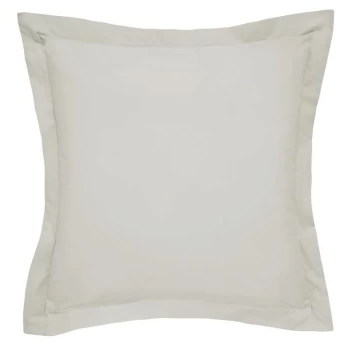 Bedeck of Belfast Fine Linens 300TC Plain Dye Square Pillowcase - LINEN