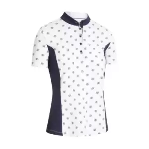 Callaway Print Polo Shirt Womens - White