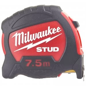 Milwaukee Stud Tape Measure Metric Metric 7.5m 27mm