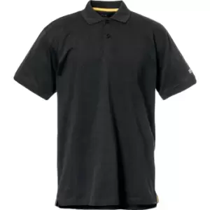 Caterpillar Mens Classic Polo Shirt Black 4XL