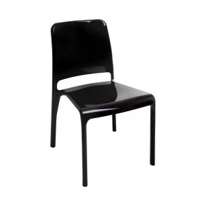 Teknik Office Clarity Breakout Chair Pack of 4, Black