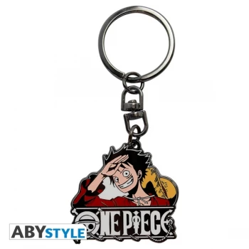 One Piece - Luffy New World? Metal Keyring