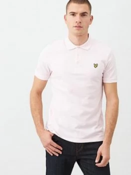 Lyle & Scott Plain Polo Shirt - Strawberry, Strawberry, Size L, Men