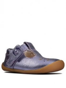 Clarks Roamer Star Toddler Shoe - Lilac Size 3.5 Younger