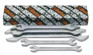 Beta Tools 55 AS/5-5 Set of 5 Double Open End Spanners (Box)| 000550290