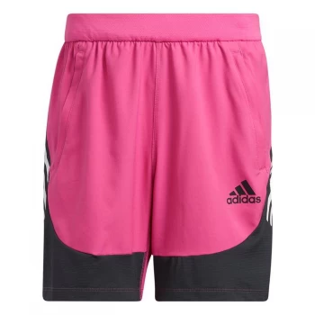 adidas AEROREADY 3-Stripes Slim Shorts Mens - Pink