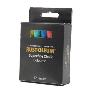 Rust-Oleum Multicolour Chalk Pack of 12