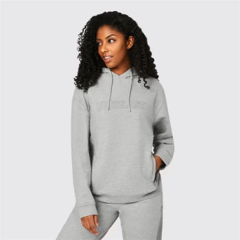 Everlast Pullover Panelled Hoodie - Grey Marl