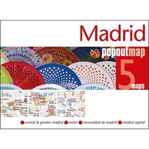 Madrid PopOut Map Sheet map, folded 2019