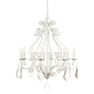 Linea Verdace Barozzi Multi Arm Chandeliers Glossy White