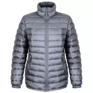 Result Ladies/Womens Ice Bird Padded Jacket (Water Repellent & Windproof) (L) (Frost Grey)