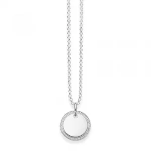 THOMAS SABO Sterling Silver Circle Necklace KE1480-051-14