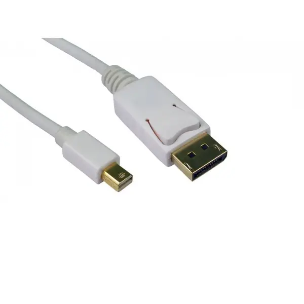 Cables Direct 3m Mini DisplayPort to DisplayPort Cable in White