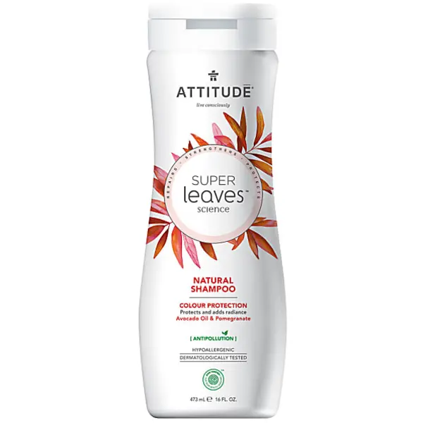 Attitude Super Leaves Avocado Oil & Pomegranate Shampoo 473ml