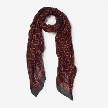 Biba Printed Scarf - Geo Print