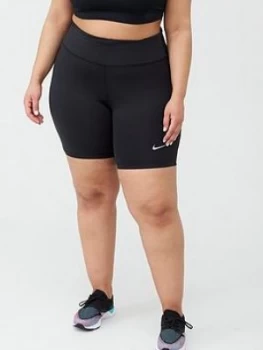 Nike Running 7" Fast Short (Curve) - Black, Size 18-20=1X, Women