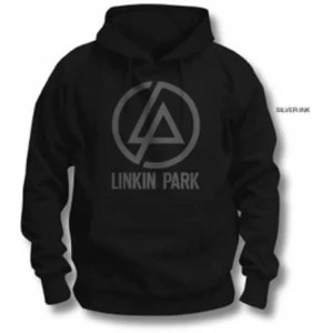 Linkin Park Logo Pullover Hoodie Black: X Large