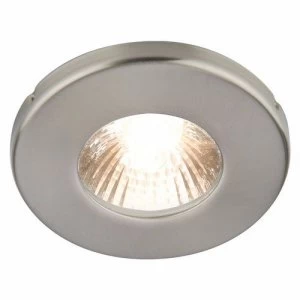 KnightsBridge 35 Watt Round Stainless Steel IP54 Bathroom Shower Downlight