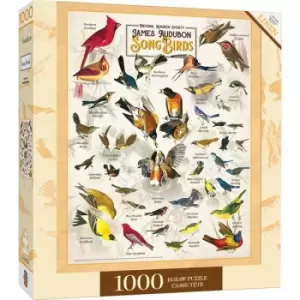 Masterpieces Puzzle Poster Art James Audubon Song Birds Puzzle 1000 piece jigsaw puzzle